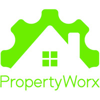 PropertyWorx logo, PropertyWorx contact details