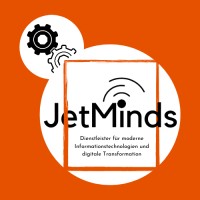 JetMinds logo, JetMinds contact details