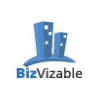 BizVizable logo, BizVizable contact details