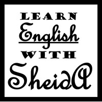 Learn English with SheidA logo, Learn English with SheidA contact details