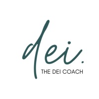 The DEI Coach logo, The DEI Coach contact details