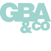 GBA&co logo, GBA&co contact details