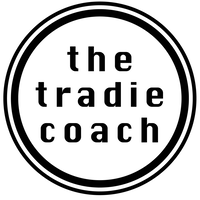 The Tradie Coach logo, The Tradie Coach contact details