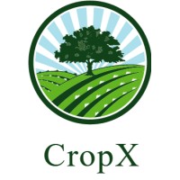 CropX logo, CropX contact details