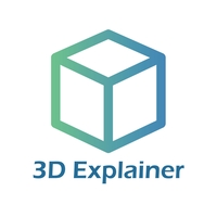 3D Explainer logo, 3D Explainer contact details