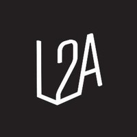 L2A Design logo, L2A Design contact details