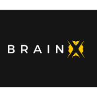 BrainX logo, BrainX contact details