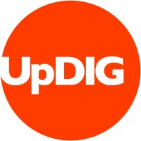 UpDIG logo, UpDIG contact details