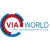 VIA World logo, VIA World contact details