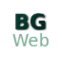 BG Web logo, BG Web contact details