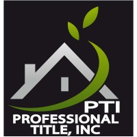 Professional Title and Escrow logo, Professional Title and Escrow contact details