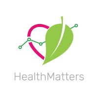 HealthMatters.io logo, HealthMatters.io contact details