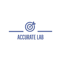 Accurate Lab logo, Accurate Lab contact details