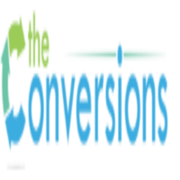 The Conversions logo, The Conversions contact details