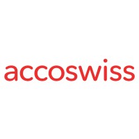 accoswiss logo, accoswiss contact details