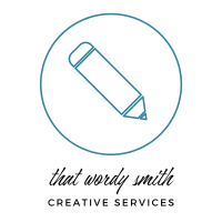 That Wordy Smith logo, That Wordy Smith contact details