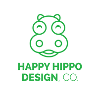 Happy Hippo Design, Co. logo, Happy Hippo Design, Co. contact details