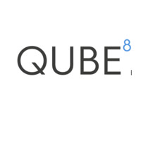 QUBE8 logo, QUBE8 contact details