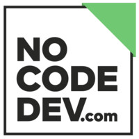 NoCodeDev logo, NoCodeDev contact details