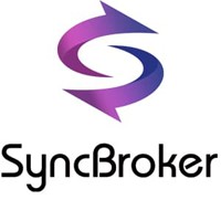 SyncBroker logo, SyncBroker contact details