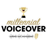 Millennial Voiceover logo, Millennial Voiceover contact details