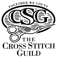 The Cross Stitch Guild logo, The Cross Stitch Guild contact details