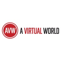 A Virtual World logo, A Virtual World contact details