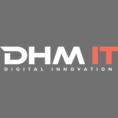 DHM IT logo, DHM IT contact details