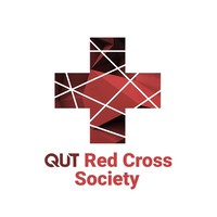 QUT Red Cross Society logo, QUT Red Cross Society contact details