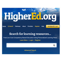 HigherEd.org logo, HigherEd.org contact details