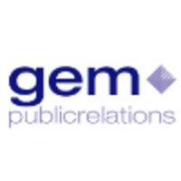 GEM PR logo, GEM PR contact details