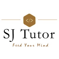 SJ Tutor logo, SJ Tutor contact details