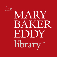 Mary Baker Eddy Library logo, Mary Baker Eddy Library contact details