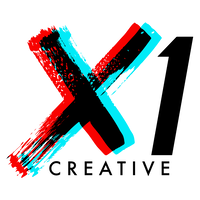 X1 Creative logo, X1 Creative contact details