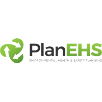 PlanEHS logo, PlanEHS contact details