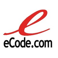 eCode.com logo, eCode.com contact details