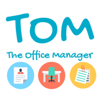 TOM | The Office Manager logo, TOM | The Office Manager contact details