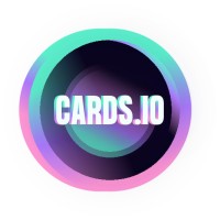 CARDS.IO logo, CARDS.IO contact details