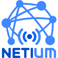 NETIUM logo, NETIUM contact details