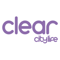 CLEAR logo, CLEAR contact details