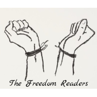 The Freedom Readers logo, The Freedom Readers contact details