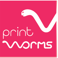 Printworms logo, Printworms contact details