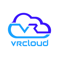 VRCloud logo, VRCloud contact details