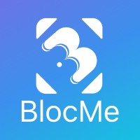 BlocMe logo, BlocMe contact details