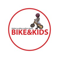 BikeAndKids logo, BikeAndKids contact details