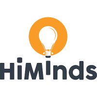 HiMinds logo, HiMinds contact details