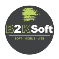 B2K Soft logo, B2K Soft contact details