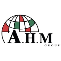 A.H.M Group logo, A.H.M Group contact details