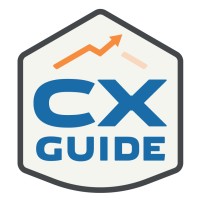 CX Guide logo, CX Guide contact details