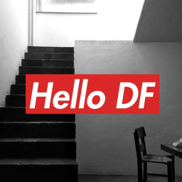 Hello DF logo, Hello DF contact details